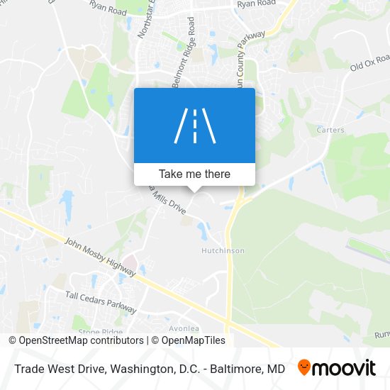 Trade West Drive map