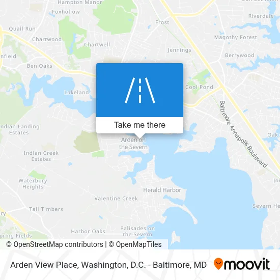 Arden View Place map