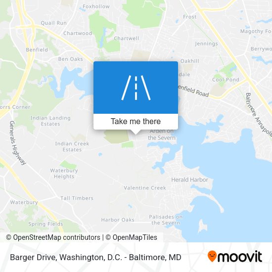 Barger Drive map