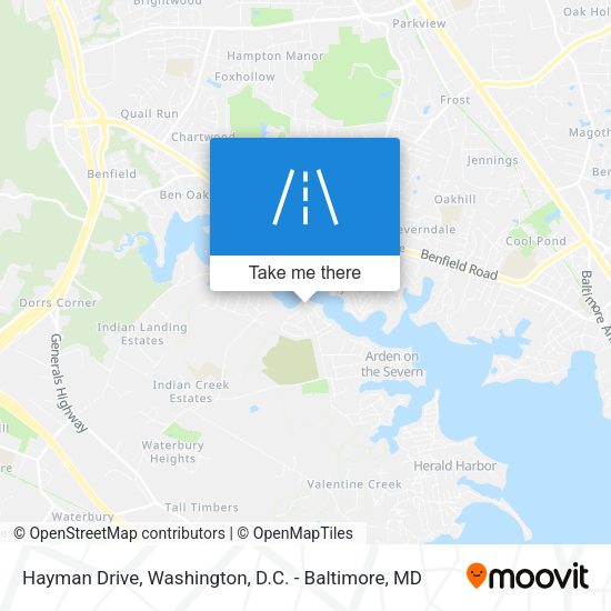 Hayman Drive map