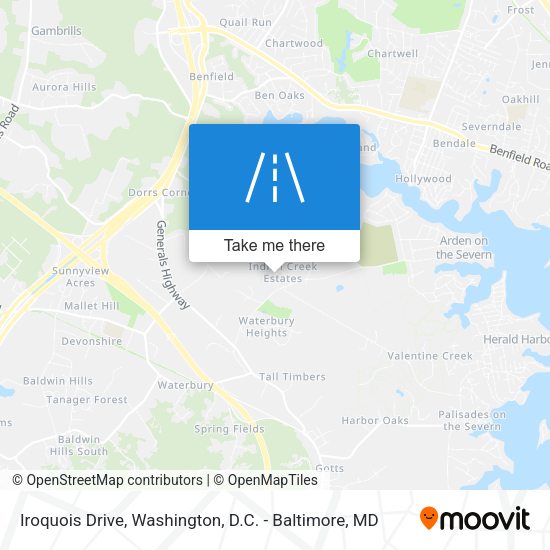 Iroquois Drive map