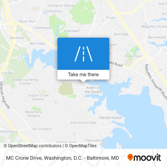 MC Crone Drive map