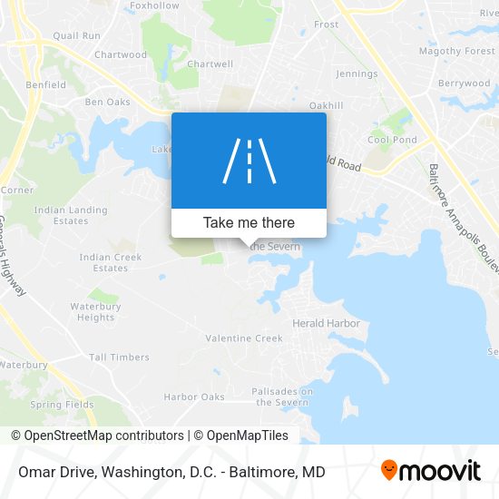 Omar Drive map
