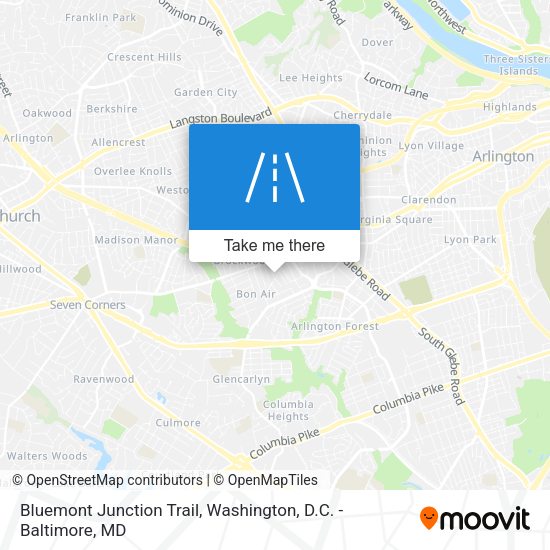 Bluemont Junction Trail map