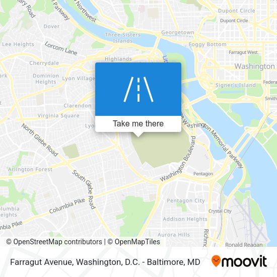 Farragut Avenue map