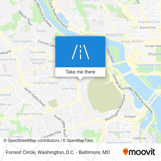 Forrest Circle map