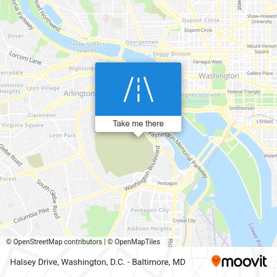 Halsey Drive map