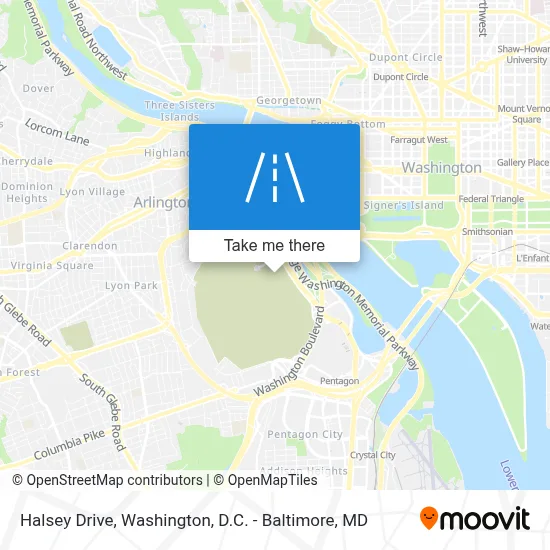 Halsey Drive map