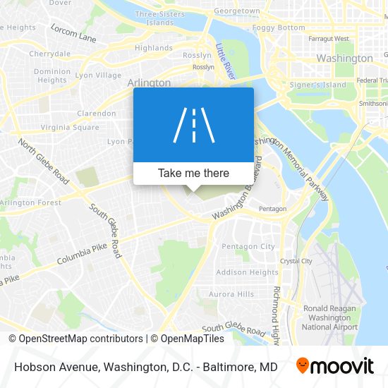 Hobson Avenue map