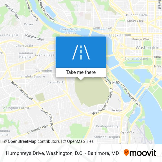 Humphreys Drive map
