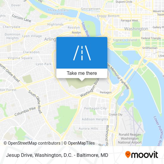 Mapa de Jesup Drive
