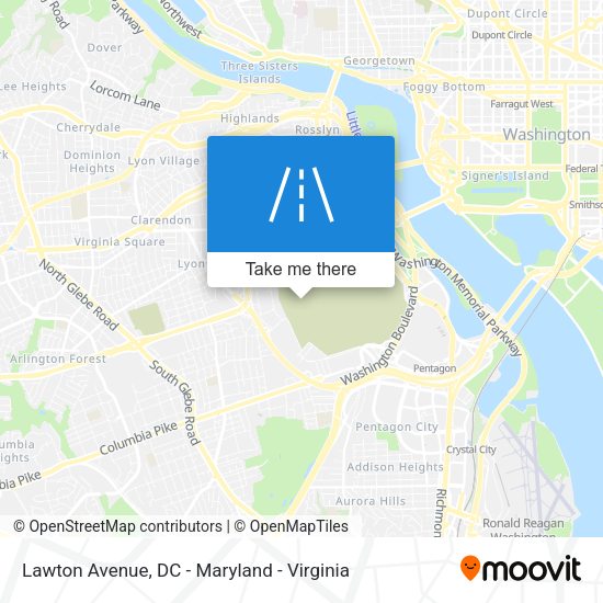 Lawton Avenue map
