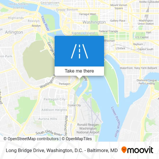 Long Bridge Drive map