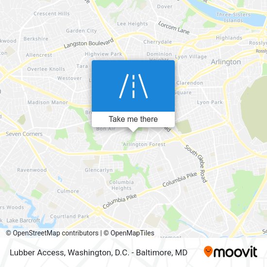 Lubber Access map
