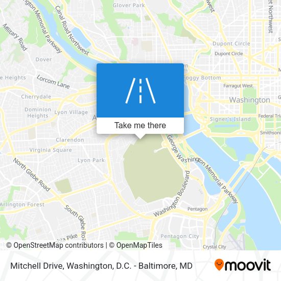 Mitchell Drive map
