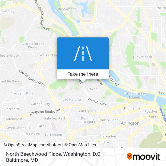 North Beechwood Place map