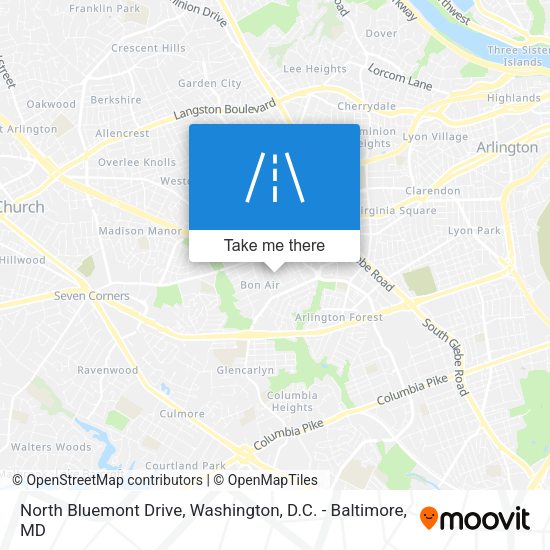 Mapa de North Bluemont Drive