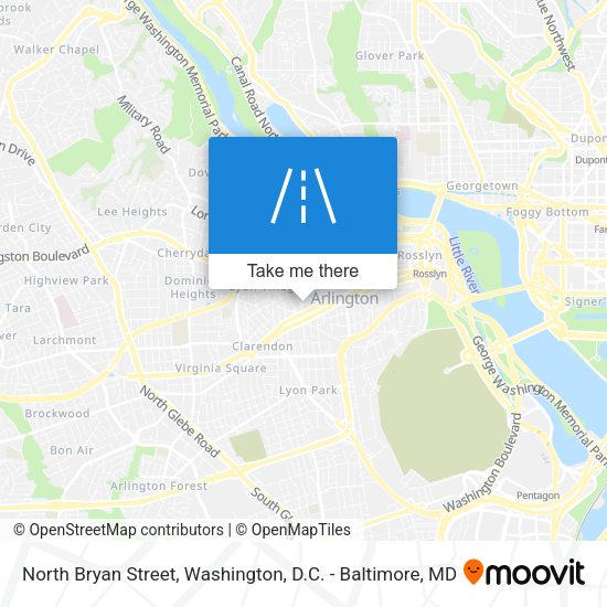 Mapa de North Bryan Street