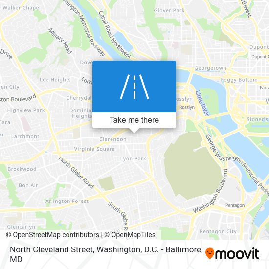 Mapa de North Cleveland Street