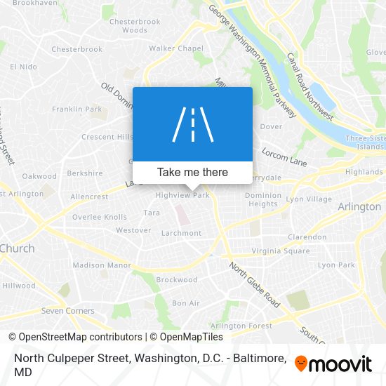North Culpeper Street map