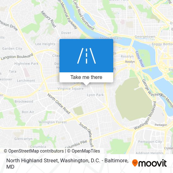 North Highland Street map