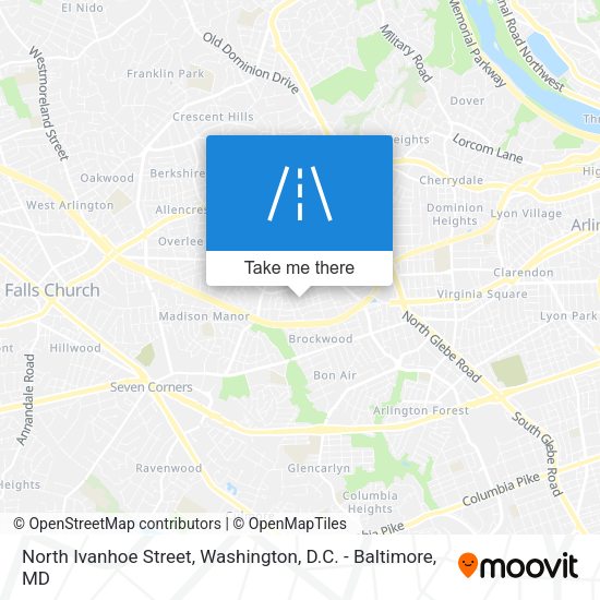 North Ivanhoe Street map