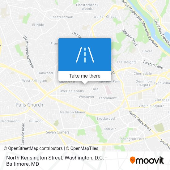 Mapa de North Kensington Street
