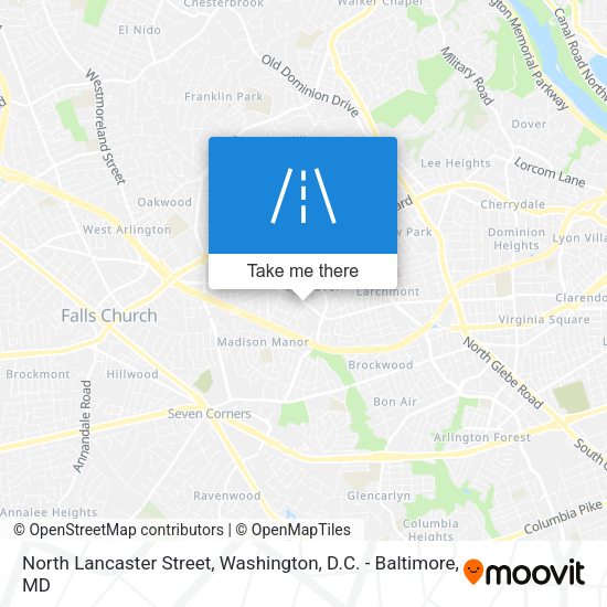 Mapa de North Lancaster Street