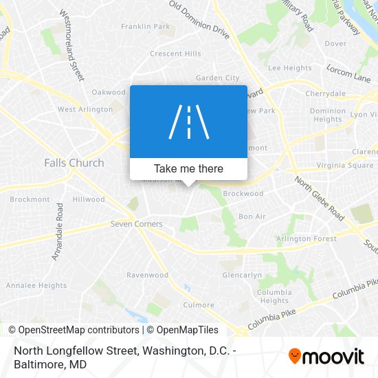 North Longfellow Street map