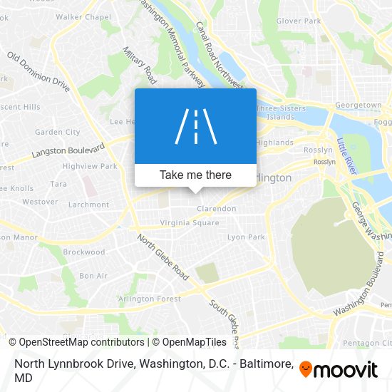 Mapa de North Lynnbrook Drive