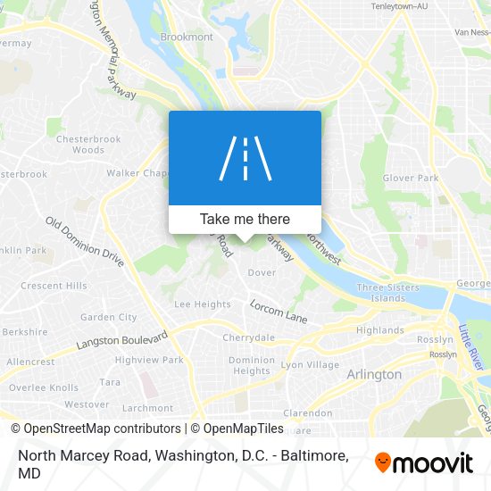 North Marcey Road map