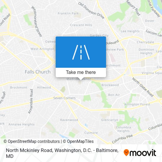 Mapa de North Mckinley Road