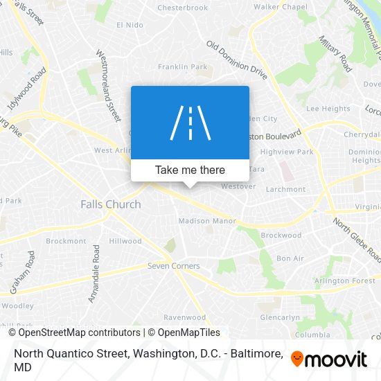 North Quantico Street map