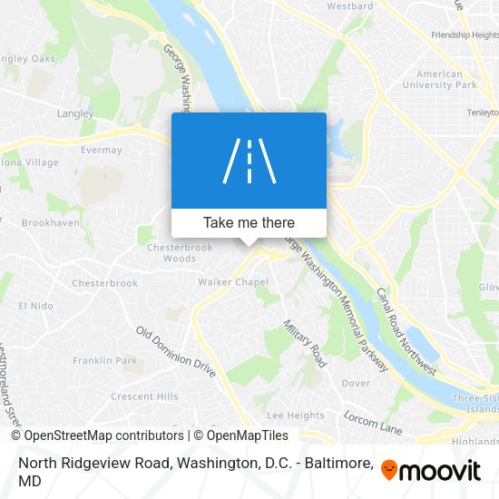 Mapa de North Ridgeview Road