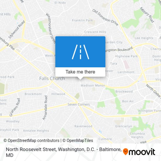 North Roosevelt Street map