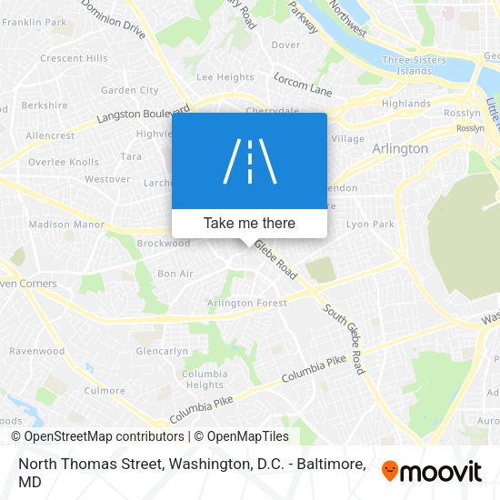 Mapa de North Thomas Street