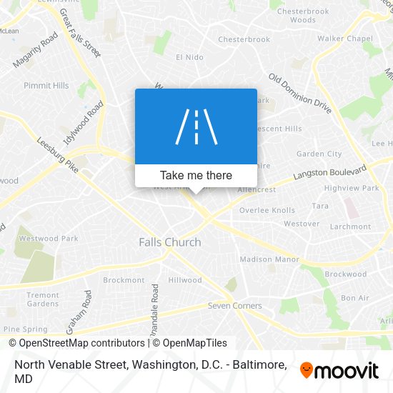 Mapa de North Venable Street