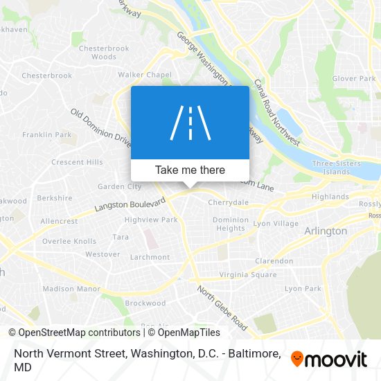 Mapa de North Vermont Street