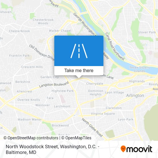 Mapa de North Woodstock Street