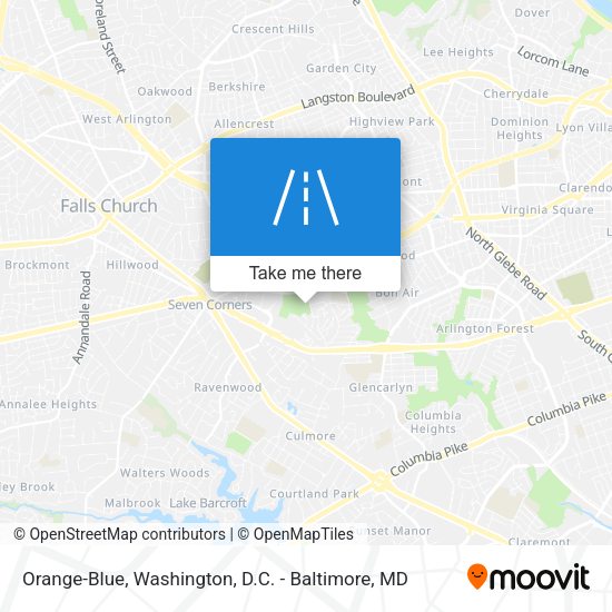 Orange-Blue map