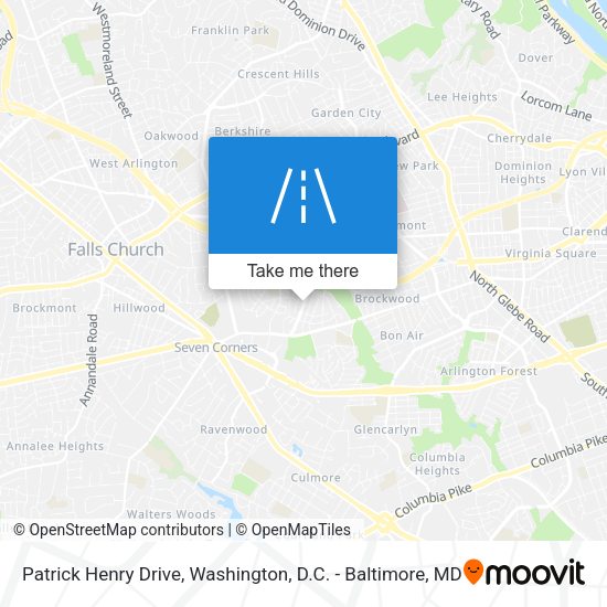 Mapa de Patrick Henry Drive