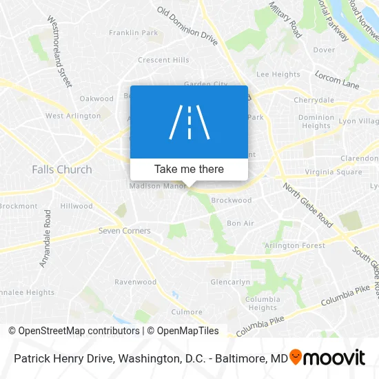 Patrick Henry Drive map