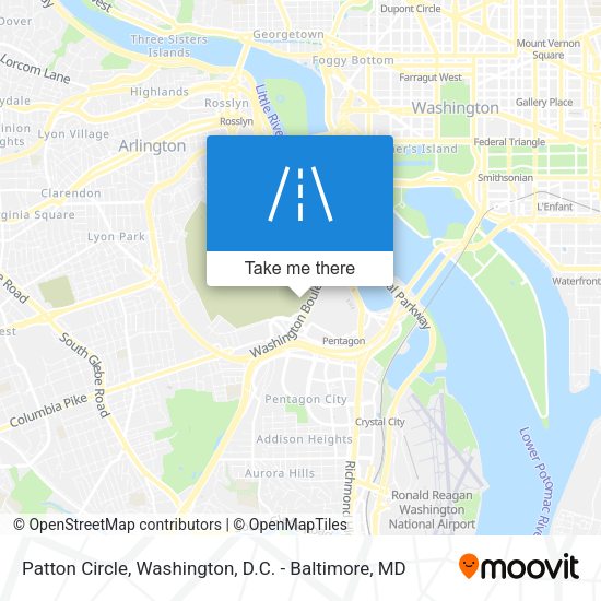 Patton Circle map