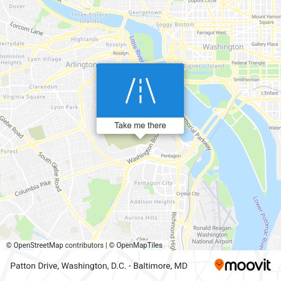 Patton Drive map