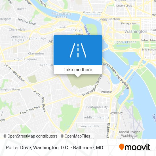 Porter Drive map