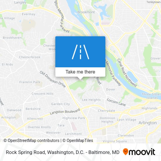 Mapa de Rock Spring Road