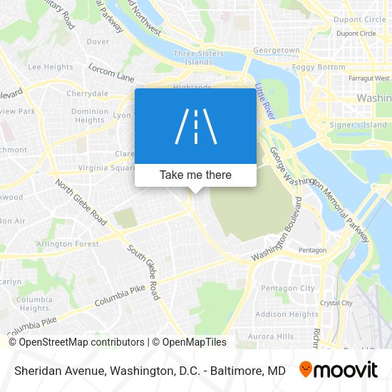 Sheridan Avenue map