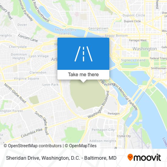 Sheridan Drive map