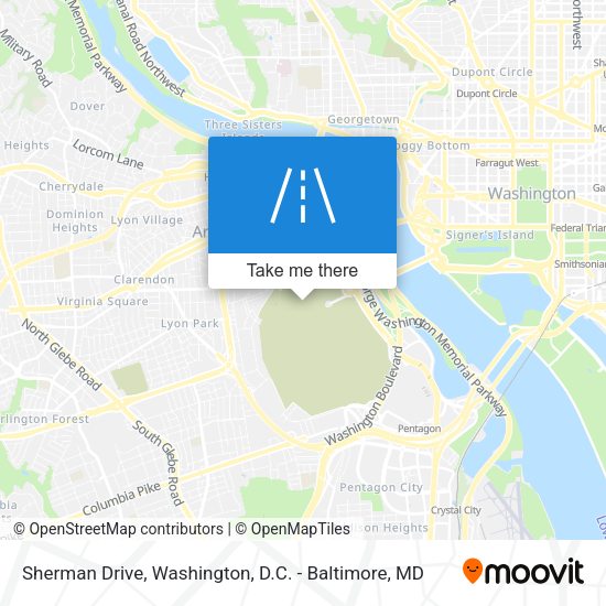 Sherman Drive map