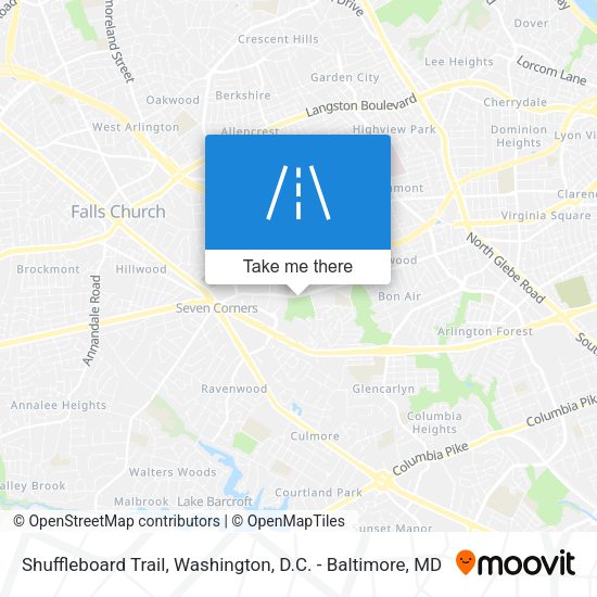 Mapa de Shuffleboard Trail